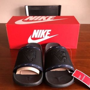 Nike OffCourt Men’s Slides Sandals West Virginia WV Mountaineers DD0555-001